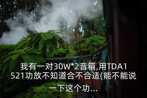 TDA1521什么类,我觉得1521比td1好一些