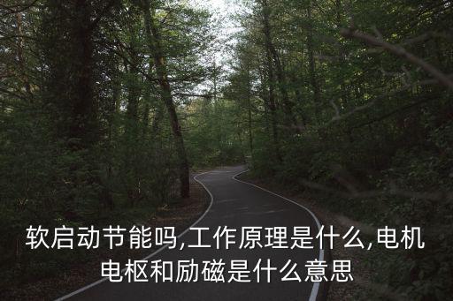 软启动节能吗,工作原理是什么,电机电枢和励磁是什么意思