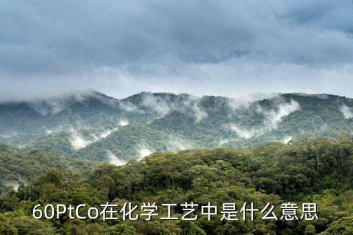 60PtCo在化学工艺中是什么意思