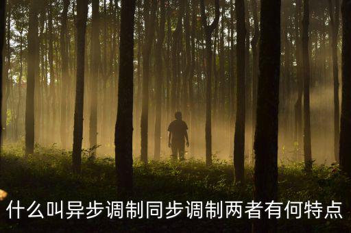 什么叫异步调制同步调制两者有何特点