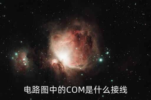 电路图中的COM是什么接线