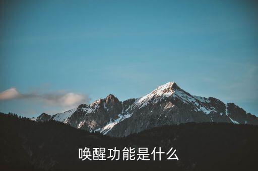 唤醒电路是什么意思,电脑支持唤醒功能吗?