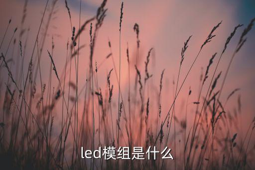 led模组是什么