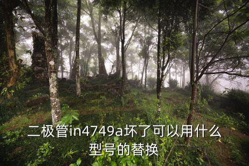 二极管in4749a坏了可以用什么型号的替换