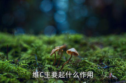 维C主要起什么作用