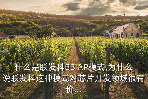 d11ap芯片是什么的,什么是联发科apap模式?