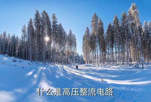 什么是高压整流电路