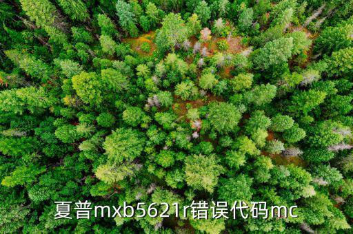 夏普mxb5621r错误代码mc