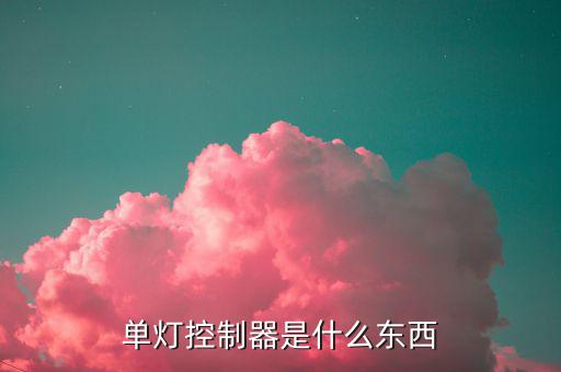 单灯控制器是什么东西
