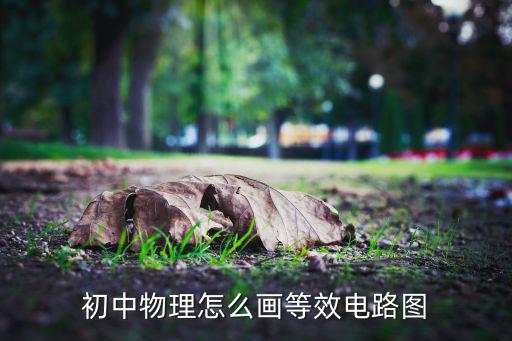 初中物理怎么画等效电路图