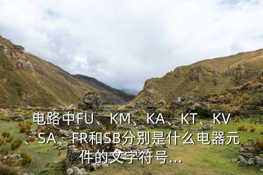 在电路图中sa表示什么意思,电气原理图什么是sa指什么?
