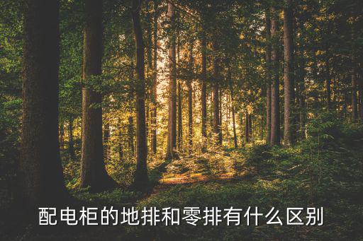 零线排是什么,三相五线制混合供电系统零线路分开敷设