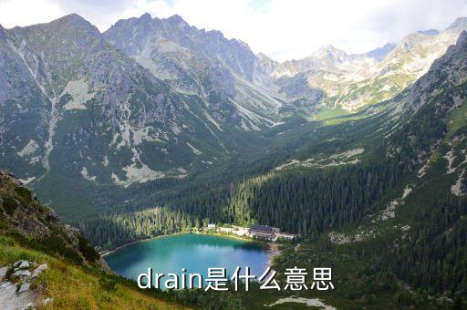  drain是什么意思