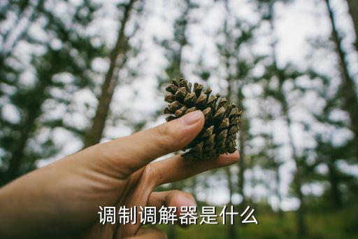 什么是信号调解,moden是什么?