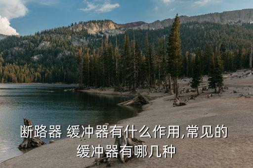 断路器 缓冲器有什么作用,常见的 缓冲器有哪几种