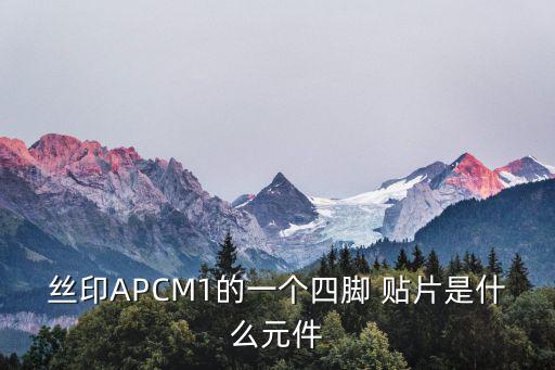 贴片四个脚是什么封装,原理图中四脚电容耦合器改成实体电容器