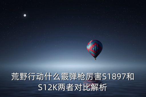 s12k为什么可以加镜,绝地求生用什么样霰弹枪比较好?